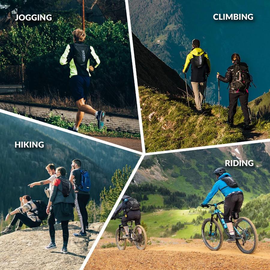 Mochila de hidratación ultraligera ROCKBROS, mochila de ciclismo con sistema de hidratación de 2 l