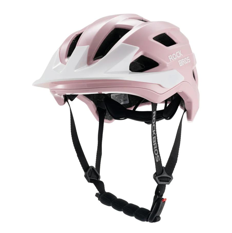 ROCKBROS casco de bicicleta certificado CE para jóvenes y niños con visera desmontable ajuste profundo seguro para MTB BMX descenso en bicicleta y patinaje con ventilación a 360 grados