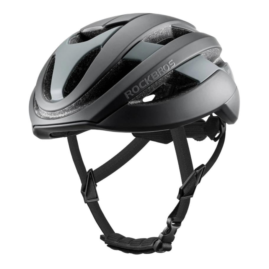 ROCKBROS Casco de bicicleta certificado CE para ciclismo deportivo y MTB, casco protector transpirable, material PC+EPS resistente a impactos, ventilado y ajustable con flexibilidad, talla 54–58 cm