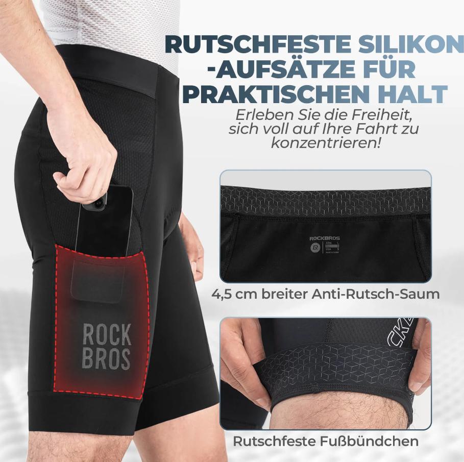 Pantalones de ciclismo de secado rápido transpirables para hombre, verano