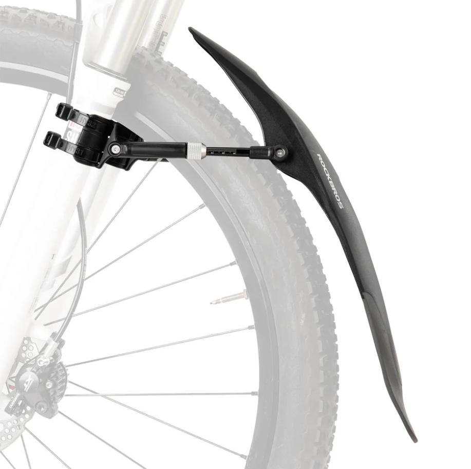 ROCKBROS Bicicleta Guardabarros Juego Delantero/Trasero Guardabarros de Bicicleta Flexible Guardabarros de Bicicleta Ajustable de Material PP con Goma de PET para 26-29 Pulgadas Ruedas Incluye Accesorios