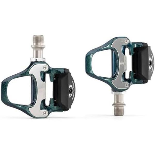 ROCKBROS Tacos de Pedal SPD, Pedal de Bicicleta de Carretera de Aleación de Aluminio con Tensión Ajustable, Rodamientos Sellados, Eje de CrMo, Incluye Clips, Duradero, Antideslizante, para Carretera y Entrenamiento