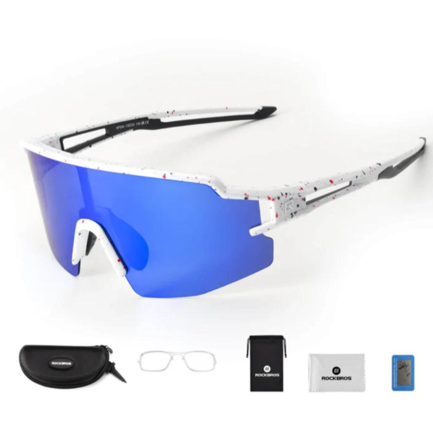 ROCKBROS Gafas Deportivas Polarizadas – Gafas de Ciclismo Antiviento con Protección UV400 ‍️ Ligeras, Estilosas y Resistentes – Perfectas para Ciclismo, Correr, Aire Libre & Urbano & Diario ️ Unisex