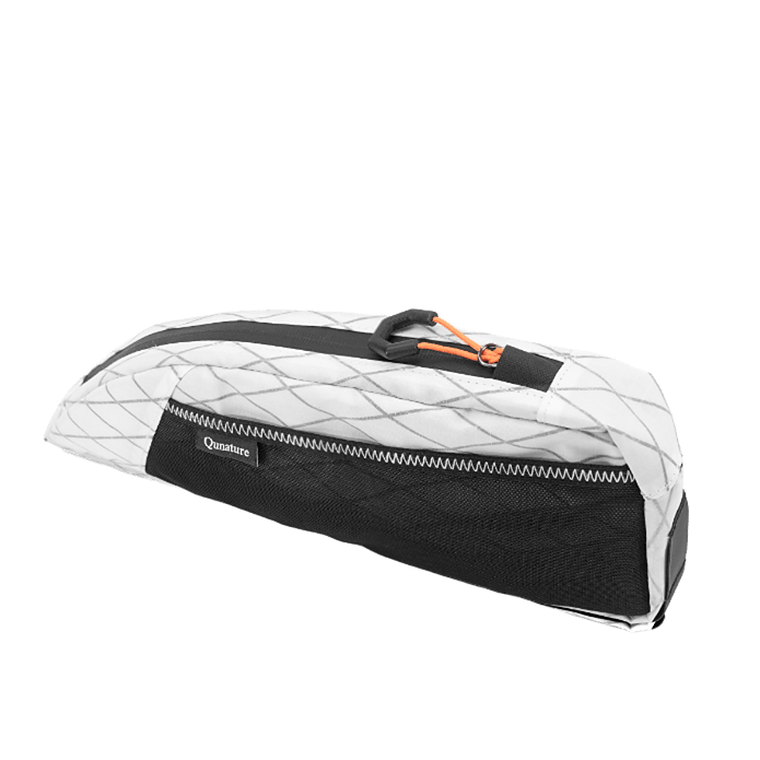ROCKBROS Bolsa de tija superior para bicicletas gravel y de carretera, diseño espacioso con batería externa de 20.000 mAh, compartimento elástico de malla para herramientas y snacks