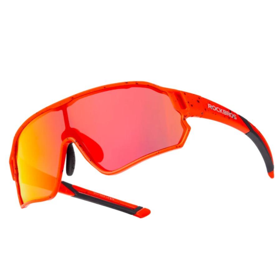 ROCKBROS Gafas de ciclismo para niños Protección UV400 Gafas de sol polarizadas Hechas de material TR90 para una visión óptima y comodidad de uso Visión sin deslumbramiento Diseño ligero y portátil Adecuado para ciclismo y varias actividades al aire libre