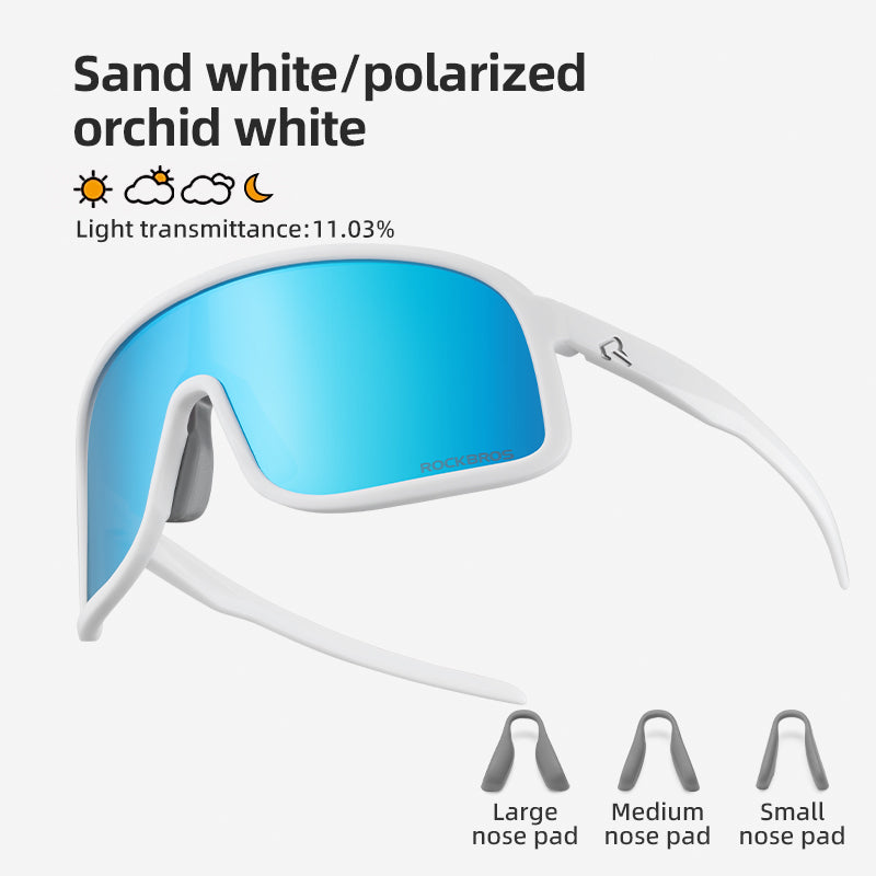 ROCKBROS gafas de sol fotocromáticas autotónicas, protección UV400, serie SHOWDOW, montura TR90, estuche de EVA, para ciclismo & foto deportivo