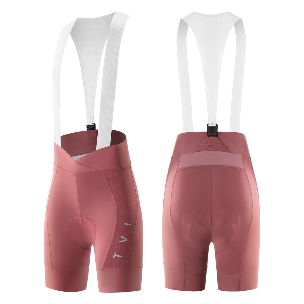Pantalón corto de ciclismo ROCKBROS TVI para mujer, acolchado y reflectante, con bragueta magnética, tiro alto y alta elasticidad, para bicicleta de carretera y MTB