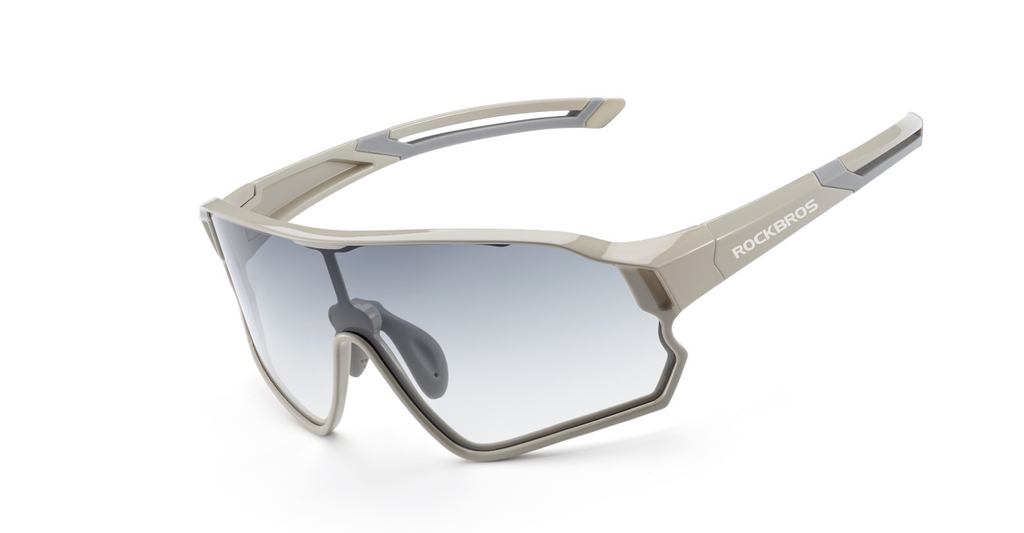 ROCKBROS Gafas de ciclismo para niños Protección UV400 Gafas de sol polarizadas Hechas de material TR90 para una visión óptima y comodidad de uso Visión sin deslumbramiento Diseño ligero y portátil Adecuado para ciclismo y varias actividades al aire libre