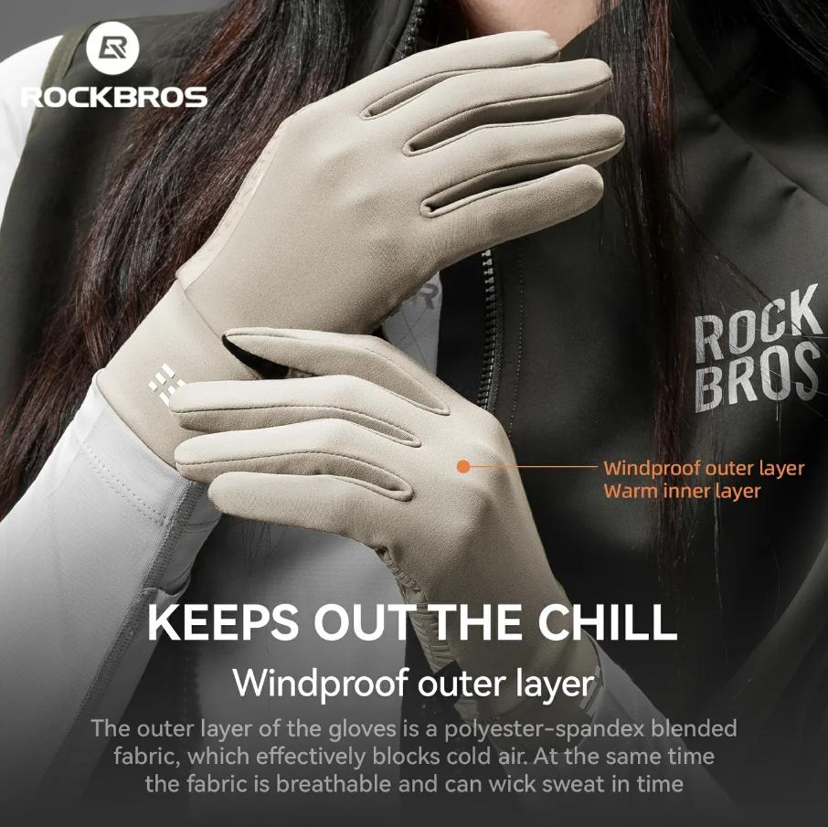 Guantes para bicicleta de invierno de grafeno