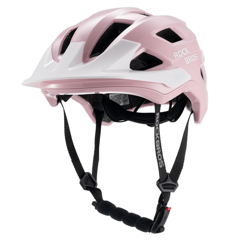 ROCKBROS casco de bicicleta certificado CE para jóvenes y niños con visera desmontable ajuste profundo seguro para MTB BMX descenso en bicicleta y patinaje con ventilación a 360 grados