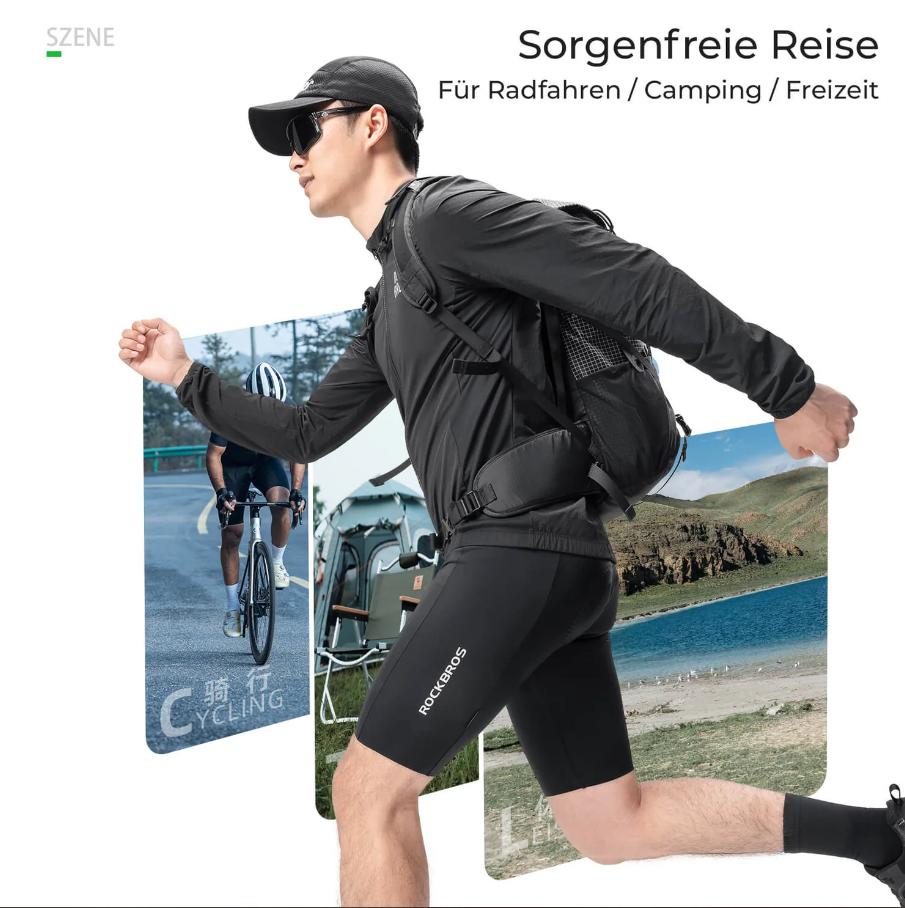 Chaqueta de bicicleta ligera para hombre