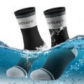ROCKBROS Qunature Nature calcetines impermeables para exteriores - transpirables, cortavientos, resistentes al desgaste y antideslizantes - 85% algodón - con amortiguación de impactos y absorbentes de humedad