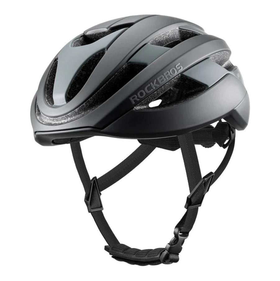 ROCKBROS Casco de bicicleta certificado CE para ciclismo deportivo y MTB, casco protector transpirable, material PC+EPS resistente a impactos, ventilado y ajustable con flexibilidad, talla 54–58 cm