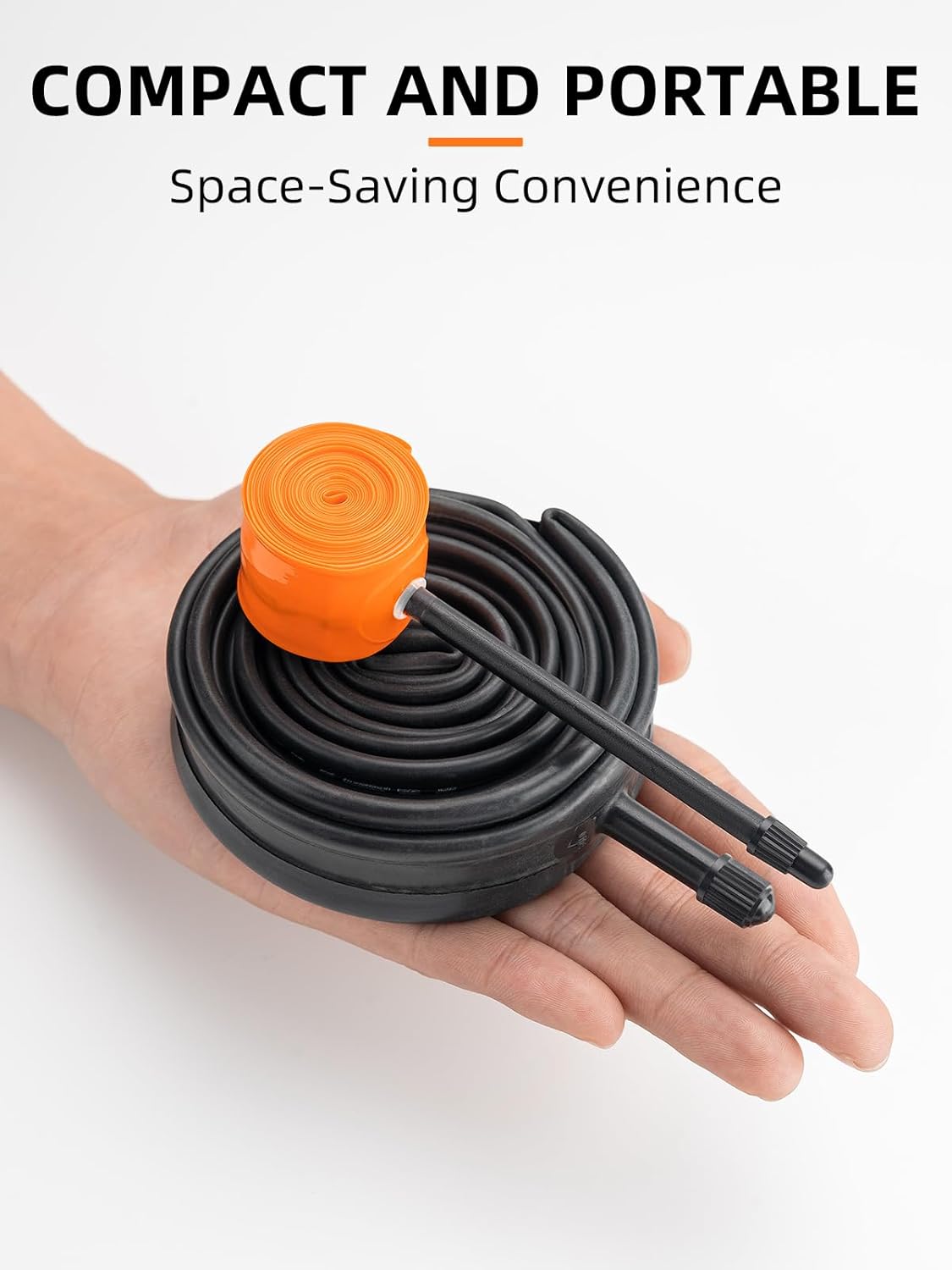 ROCKBROS Tubo de bicicleta 700C 35 g TPU para bicicleta de carretera con válvula Presta 65 mm/85 mm, compatible con 700 x 18/23/25/28/30/32 C
