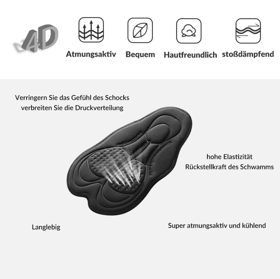 ROCKBROS Pantalones cortos de ciclismo para hombre, transpirables, a prueba de golpes, para bicicleta