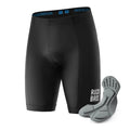 ROCKBROS Pantalones Cortos de Ciclismo con Acolchado para Hombre - Corte 3D y Tela Ultraelástica - Logo Reflectante - Máxima Comodidad y Seguridad en Bicicleta deporte shorts