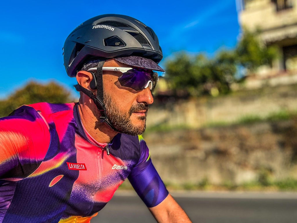 ROCKBROS Gafas de ciclismo Unisex Gafas de sol fotocromáticas Polarizadas Protección UV400 Sin montura Material TR90 22 g Bisagras de doble resorte Almohadillas de silicona antideslizantes Gafas de sol natural material Gafas deportivas