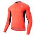 ROCKBROS camiseta de ciclismo para hombre manga larga transpirable de secado rápido con bolsillos para bicicleta de montaña y descenso MTB gris