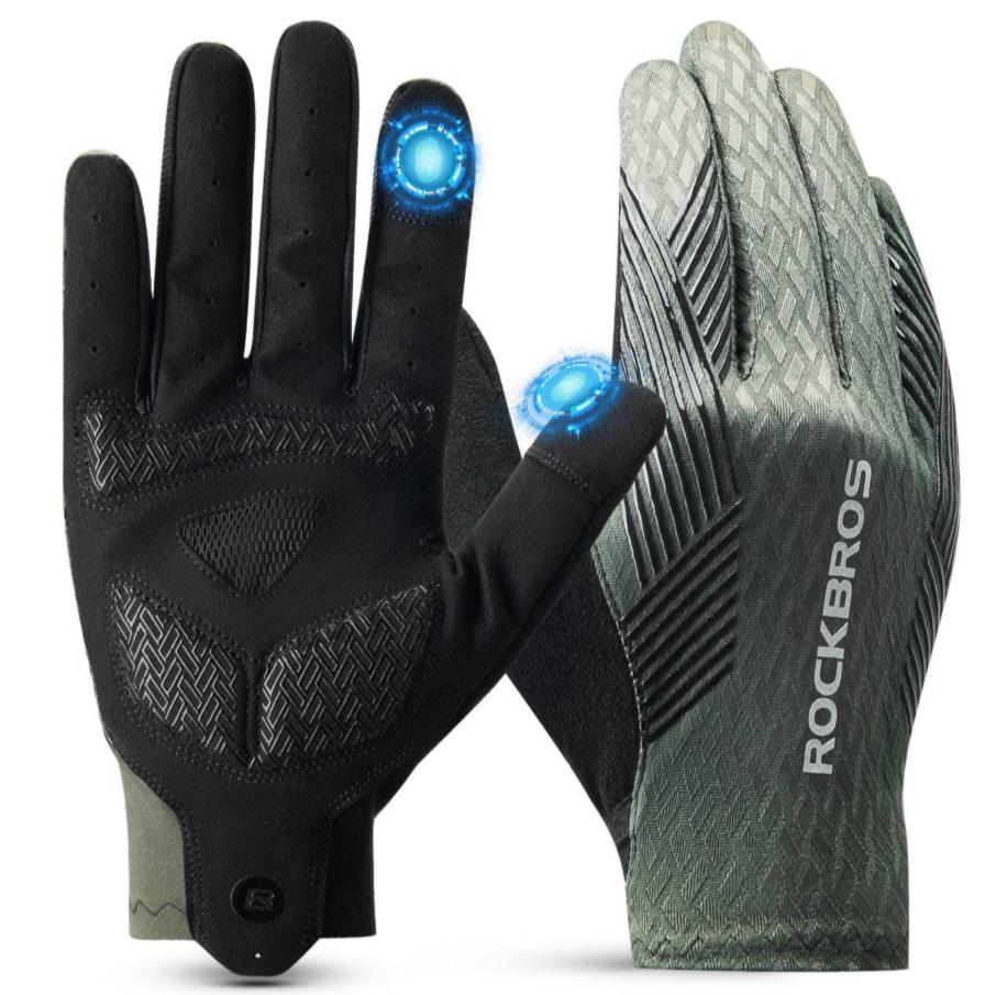 ROCKBROS Guantes Ciclismo Mujer/Hombre Pantalla Táctil Antideslizante Delgado