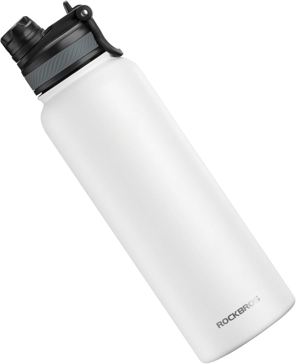 ROCKBROS botella de agua de acero inoxidable 550ml/650ml/1000ml/1200ml, termo, sin BPA, botella de agua de gran capacidad, a prueba de fugas, termo para bicicleta, outdoor, senderismo, deporte