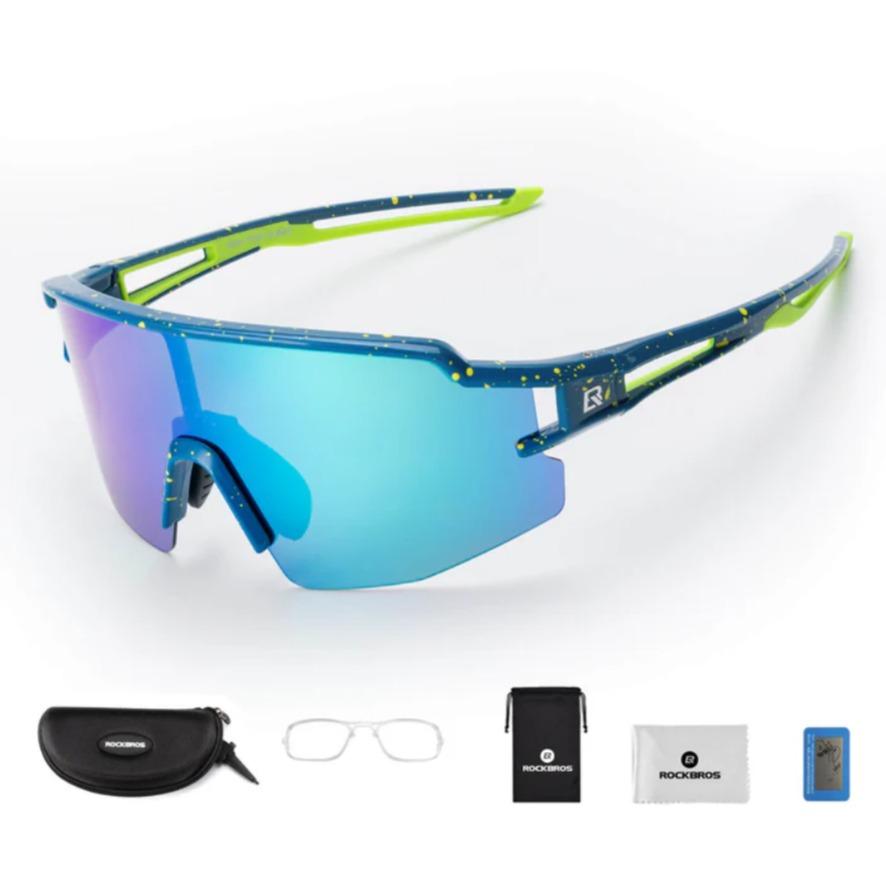 ROCKBROS Gafas Deportivas Polarizadas – Gafas de Ciclismo Antiviento con Protección UV400 ‍️ Ligeras, Estilosas y Resistentes – Perfectas para Ciclismo, Correr, Aire Libre & Urbano & Diario ️ Unisex