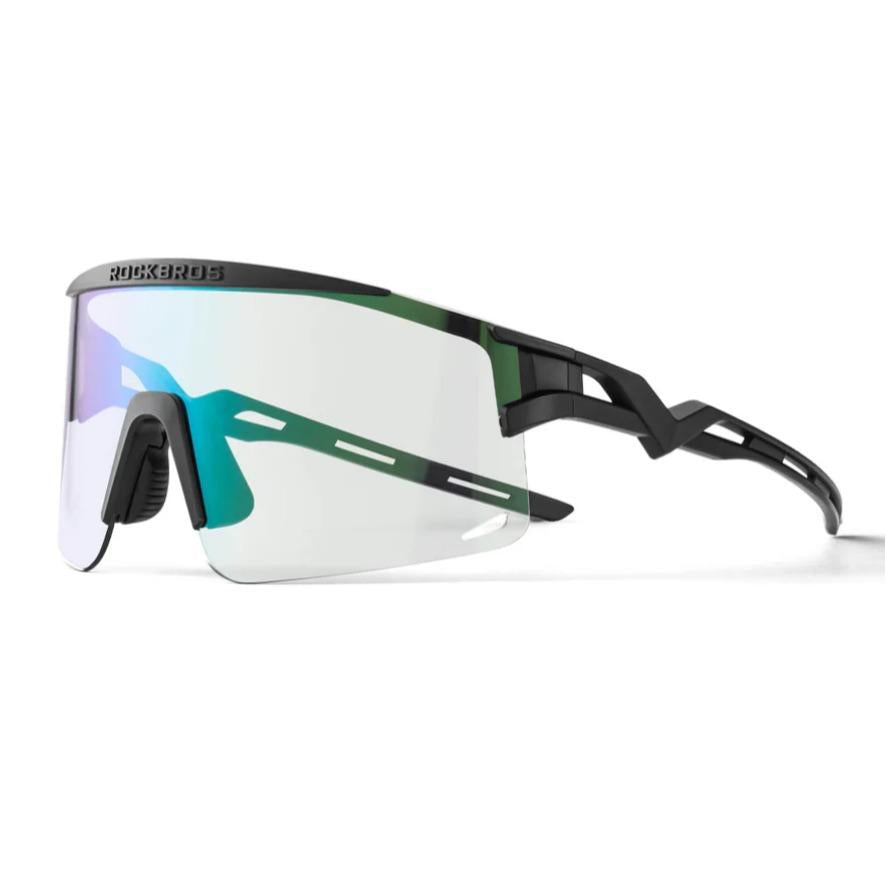 ROCKBROS gafas de ciclismo fotocromáticas polarizadas antivaho a prueba de viento protección UV400 montura TR90 26 g ultraligeras para ciclismo pesca correr fotocromáticas visión óptima protección contra UVA UVB UVC