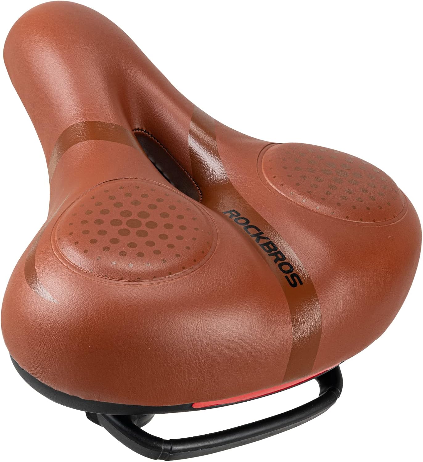 ROCKBROS sillín de bicicleta para mujeres y hombres con espuma viscoelástica cómoda, relieve que alivia la presión, para MTB, bicicletas urbanas y de trekking, ergonómico, transpirable, resistente al agua, accesorios para bicicletas urbanas, ciclismo