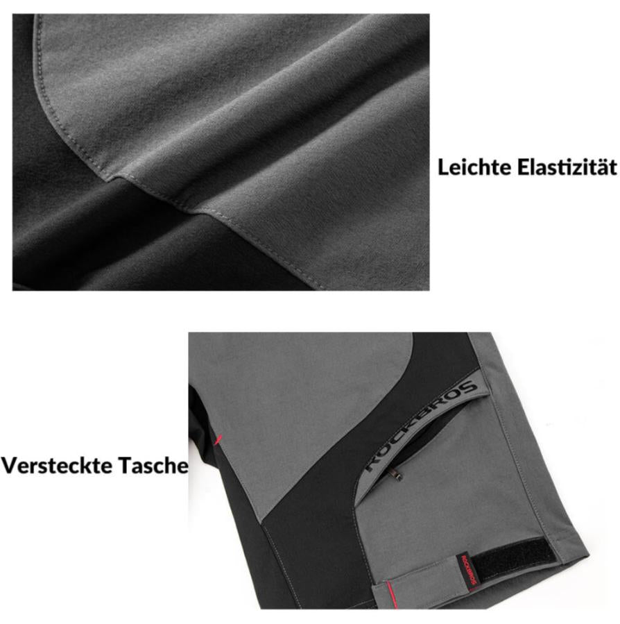 ROCKBROS Pantalones cortos de ciclismo para hombre, transpirables, a prueba de golpes, para bicicleta