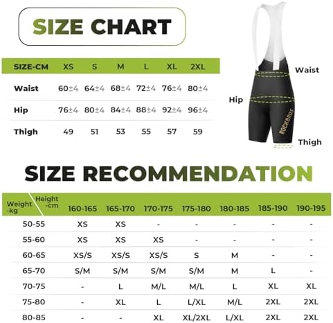 ROCKBROS shorts de ciclista con bragueta para hombre, sin costuras, acolchados, transpirables y elásticos, reflectantes, adecuados para bicicleta de carretera y MTB