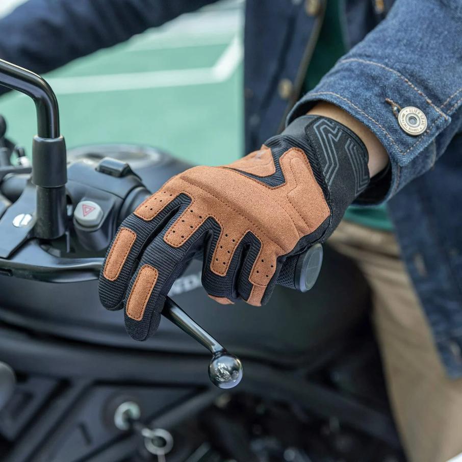ROCKBROS Guantes de Moto Pantalla Táctil a Prueba de Viento Guantes de Moto para Hombres
