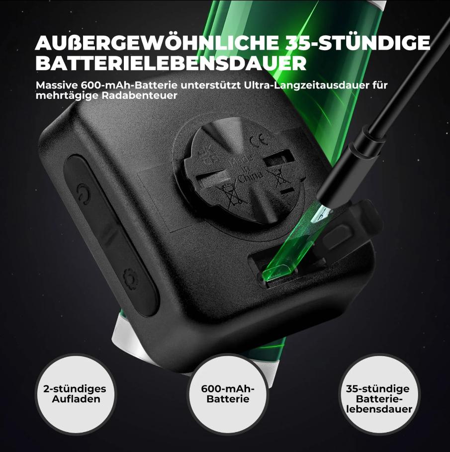 ROCKBROS computadora de bicicleta inalámbrica G1 con 35 horas de autonomía, pantalla antirreflejos de 2 inch y visualización de datos en tiempo real para uso en bicicletas de carretera y mountain bike, bicicletas urbanas, accesorios de ciclismo