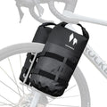 ROCKBROS bolsa impermeable para portapaciente de 7 L AS-156 RideMate para horquilla delantera de poliéster con cremallera y cierre de velcro de tres puntos