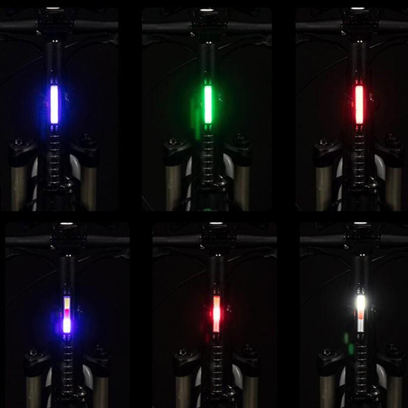 Luz trasera impermeable para bicicleta, señalizador para ciclismo