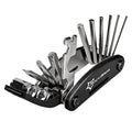 ROCKBROS Herramienta Multifuncional de Bicicleta 16 en 1 Herramienta de Reparación Pequeña y Ligera con Llaves de 2, 2.5, 3, 4, 5 y 6 mm para Ciclismo Camping y Deportes al Aire Libre