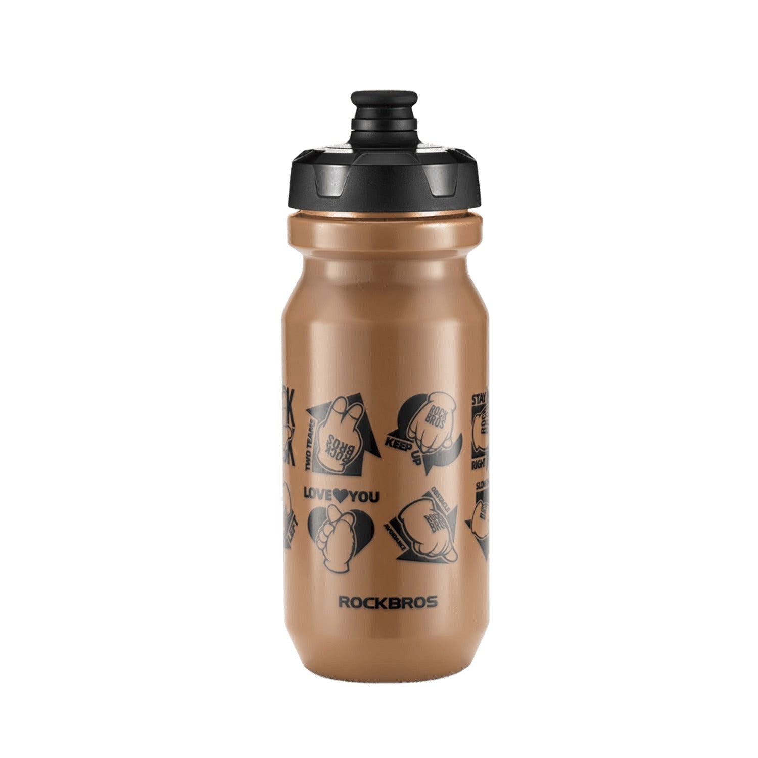 Botella Para Bicicleta Con Tapa Tipo Pull-top A Prueba De Fugas 600/750ml