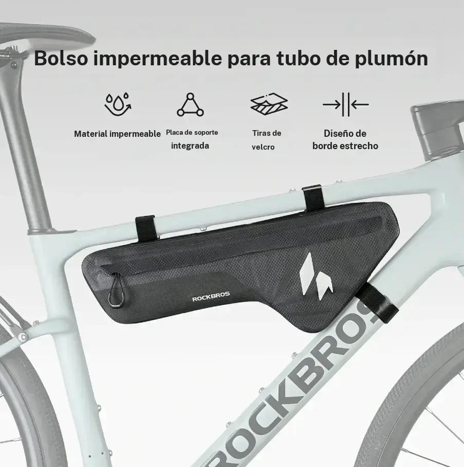 Bolsa para el marco de bicicleta impermeable de 4.5 L