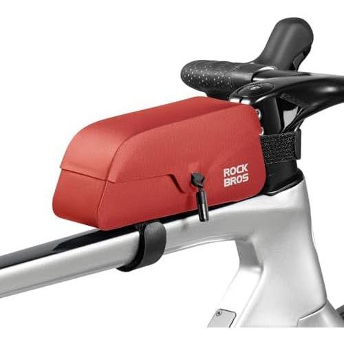 ROCKBROS bolsa de tubo superior magnética 100 % impermeable – apertura rápida de una sola mano, compacta y a prueba de viento – ideal para bicicleta de carretera, MTB y bikepacking – #BikeBag #CyclingEssentials