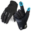 ROCKBROS guantes de ciclismo térmicos de dedos largos guantes MTB unisex hombre protección 3D contra impactos antideslizante con agarre compatibles con pantalla táctil ultraligeros transpirables para ciclismo correr senderismo esquí