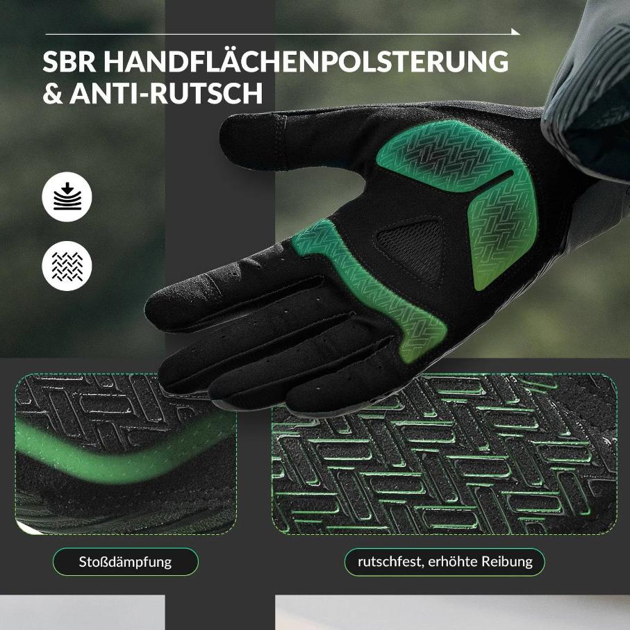 ROCKBROS Guantes Ciclismo Mujer/Hombre Pantalla Táctil Antideslizante Delgado