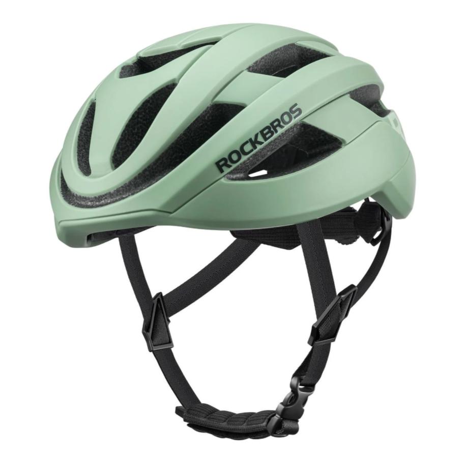 ROCKBROS Casco de bicicleta certificado CE para ciclismo deportivo y MTB, casco protector transpirable, material PC+EPS resistente a impactos, ventilado y ajustable con flexibilidad, talla 54–58 cm