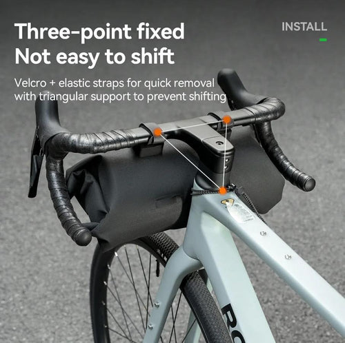 Bolsa de bicicleta impermeable, bolsa de manillar 8 L