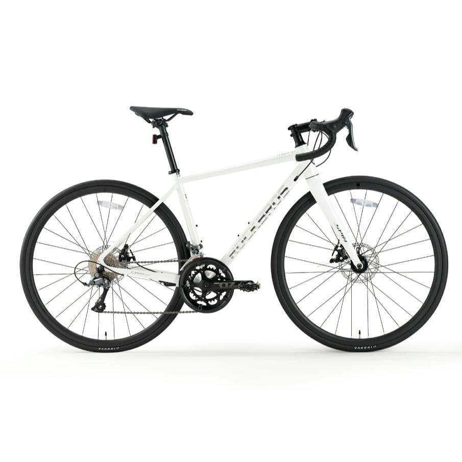 BICICLETAS DE CARRETERA ROCKBROS SPIN W2M, marco de aluminio, Shimano Claris 2×8 velocidades, frenos de disco mecánicos, bicicleta ligera para mujeres y hombres, comodidad y control en viajes largos