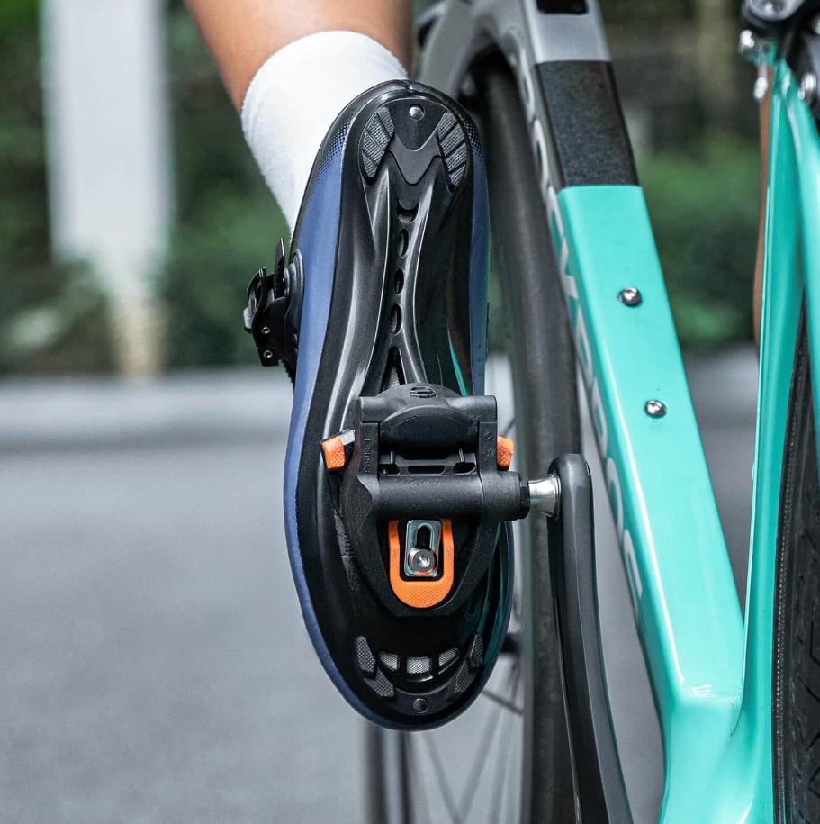 ROCKBROS Pedales SPD tensión ajustable eje de acero CRMO & rodamiento sellado material de nylon robusto incl. clips para bicicleta de carretera competición