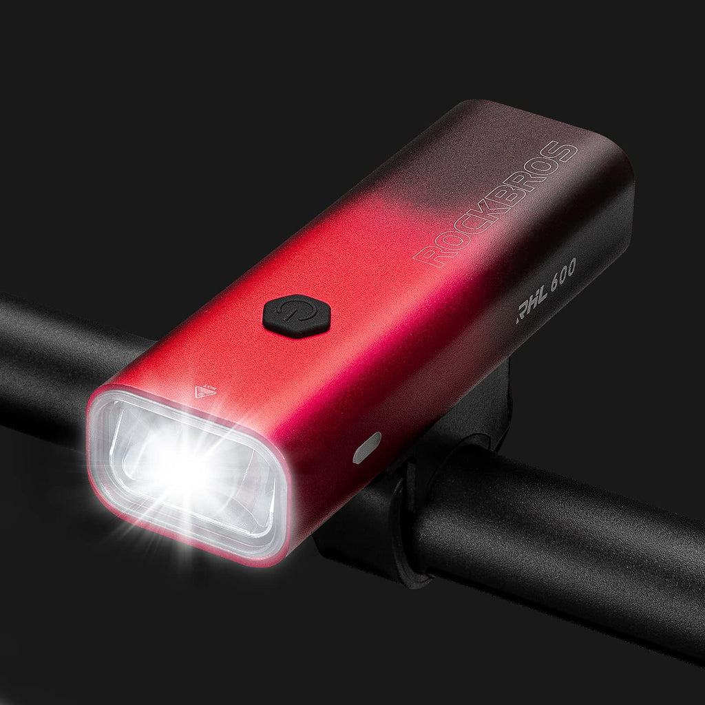 Faro delantero para bicicleta (unisex) – Recargable de alta capacidad (2600 mAh)