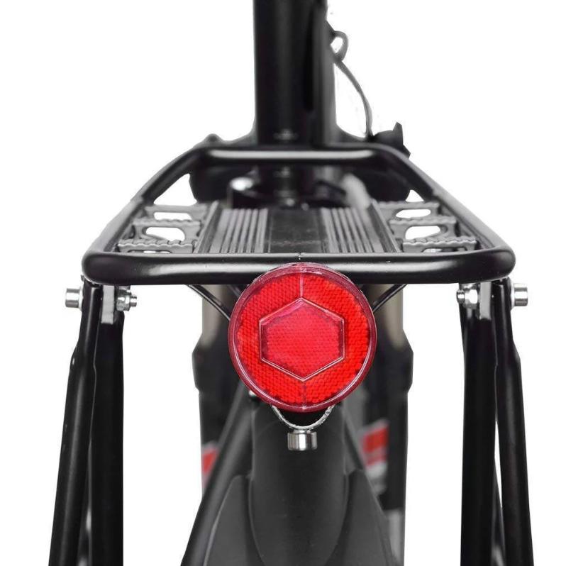 ROCKBROS portapaciente de bicicleta de aluminio robusto y ligero para MTB/trekking de 24–29 inch con guardabarros y reflector, ideal para ir al trabajo y bikepacking