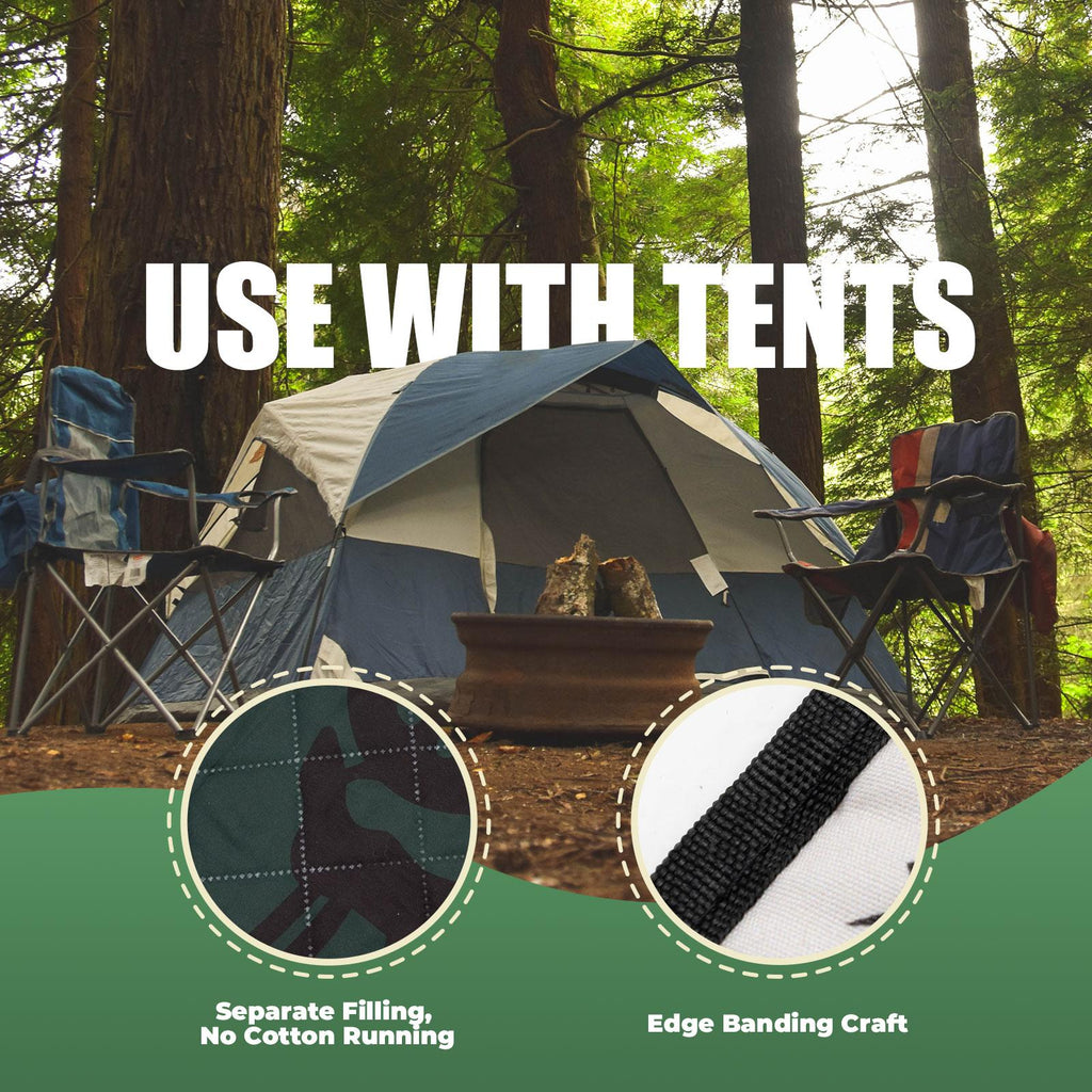 ROCKBROS manta de picnic y camping con asas de transporte cómodas y potente cierre de velcro para comodidad y durabilidad