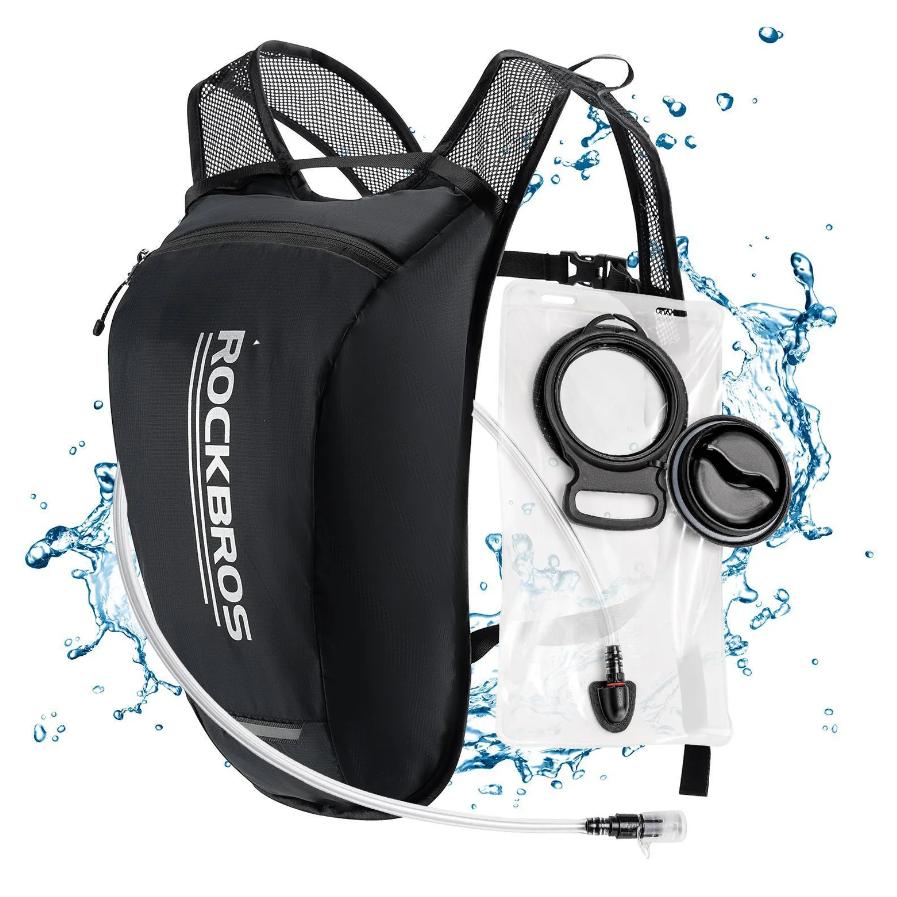 Mochila de hidratación ultraligera ROCKBROS, mochila de ciclismo con sistema de hidratación de 2 l