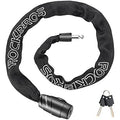 ROCKBROS Cerradura de Bicicleta 95cm/15.61mm Cerradura de Bicicleta Cadena Nivel de Seguridad Alta con 2 Llaves Cubierta Impermeable para Bicicleta, Motocicleta, Bicicleta Eléctrica