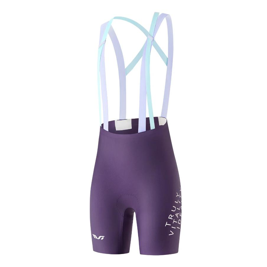 ROCKBROS TVI pantalones cortos tipo bib para mujer con acolchado zonificado (5–6 horas)