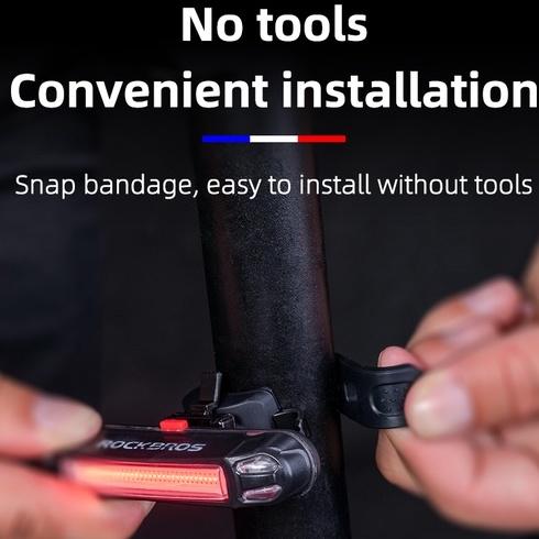 Luz trasera impermeable para bicicleta, señalizador para ciclismo